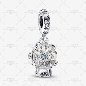 Pandora Snowflake Snow Globe Dangle Charm
